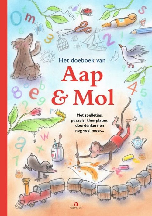 Kaft Doeboek Aap en Mol
