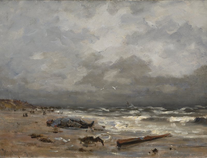 Betzy Akersloot-Berg, Drenkeling op het strand, 1897 / 1898, Museum Tromp’s Huys Vlieland_Piet Gispen, Den Haag