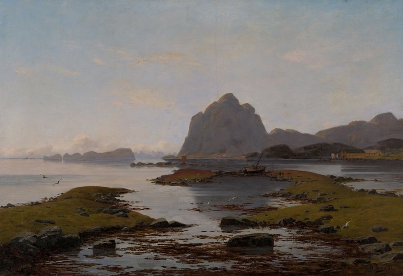 Betzy Akersloot-Berg, Kystparti i Nord Norge, 1883, NordNorsk Kunstmuseum