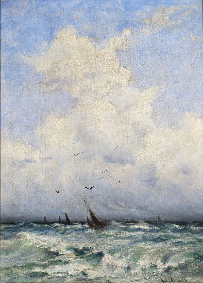 Betzy Akersloot-Berg, Trum Sjö (zee bij Tromsø), z.j., Museum Tromp’s Huys Vlieland_Piet Gispen, Den Haag