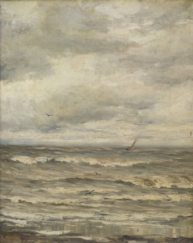 Betzy Akersloot-Berg, Zeegezicht, z.j., Particuliere collectie van Terwisga_Piet Gispen, Den Haag