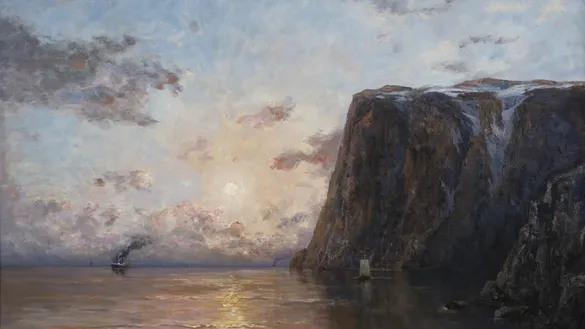 Betzy Akersloot-Berg, Noordkaap, 1892, Museum Tromp’s Huys Vlieland_Piet Gispen, Den Haag