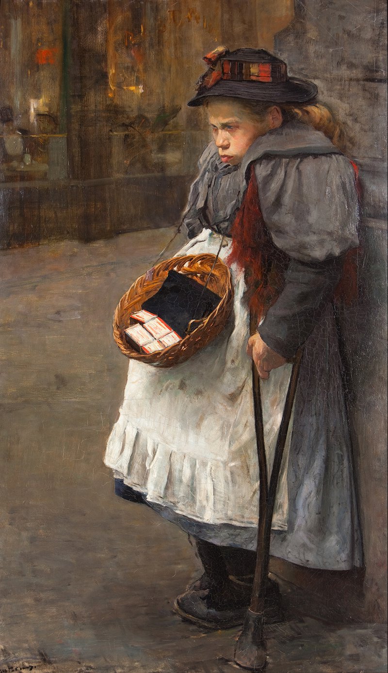 Het lucifermeisje, Floris Arntzenius, Haags Historisch Museum