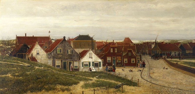 Het dorp Scheveningen