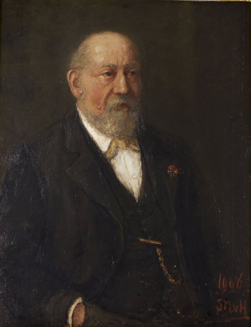 Portret van Hendrik Willem Mesdag