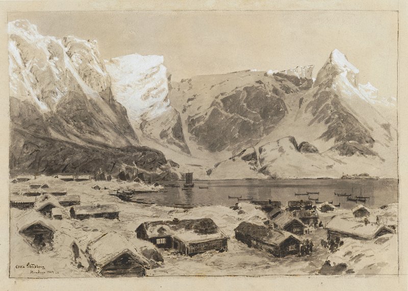 Otto Ludvig Sinding, De Lofoten, 1884, Collectie Museum Boijmans Van Beuningen, Rotterdam. Schenking Dr. A.J. Domela Nieuwenhuis_Fotografie Studio Tromp