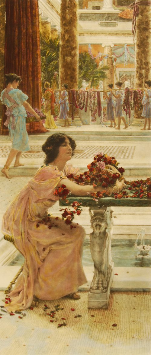 Roses, Love&#x27;s Delight - Alma-Tadema