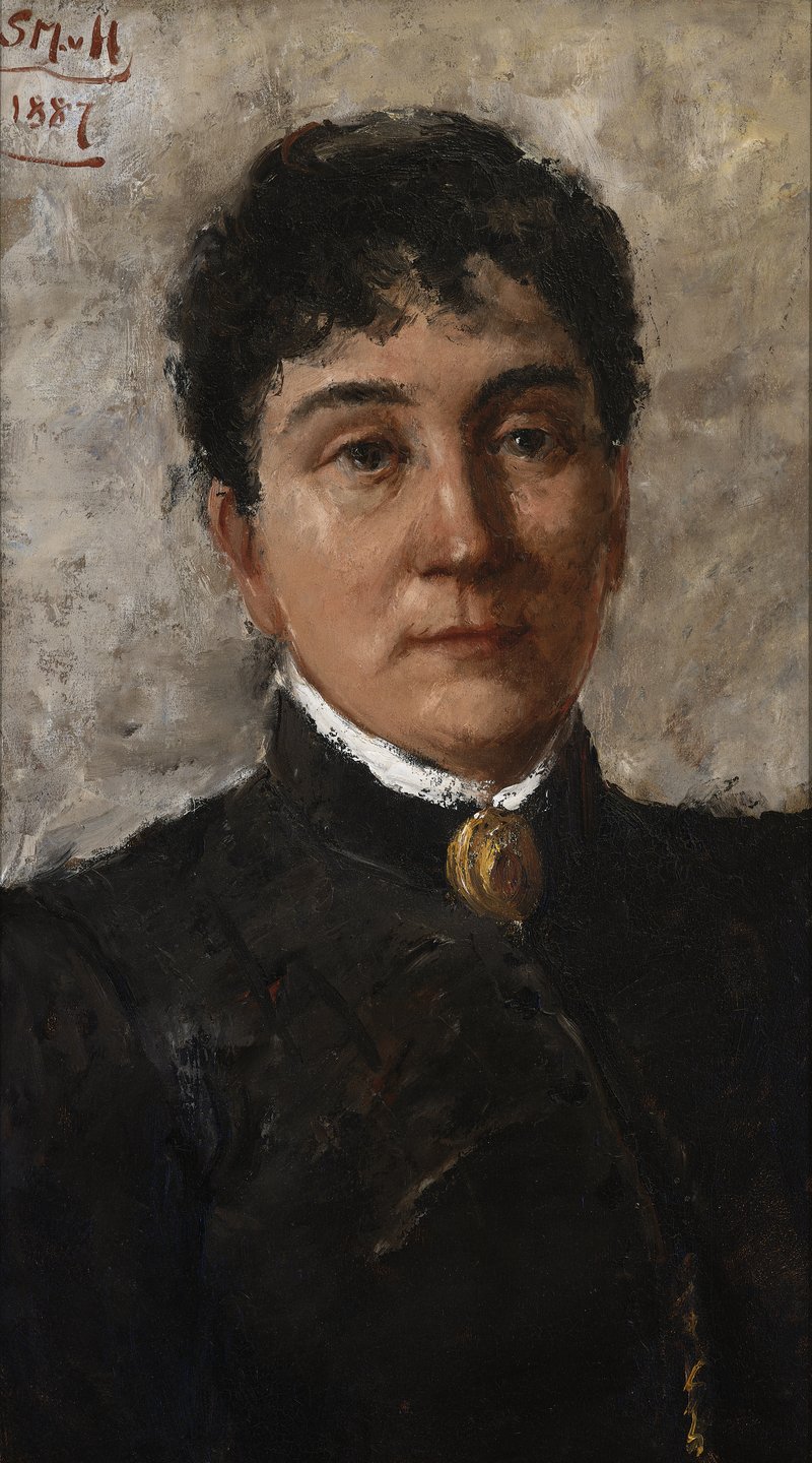 Sientje Mesdag-van Houten, Portret van Betzy Berg, 1887, Museum Tromp’s Huys Vlieland_Piet Gispen, Den Haag