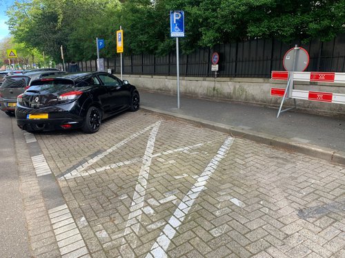 Mindervalide Parkeerplaats Zeestraat