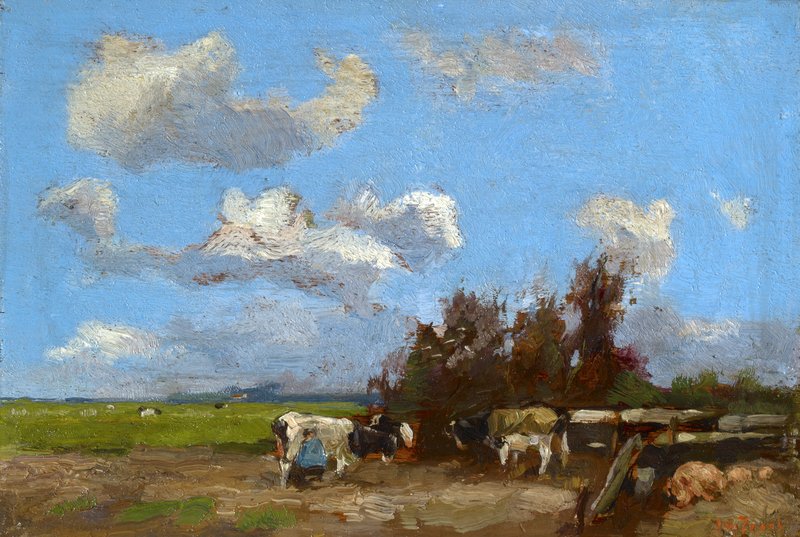 Willem de Zwart_Landschap met koeien_Particuliere collectie